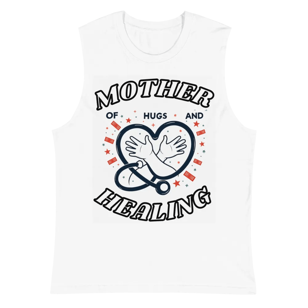 mother of Hugs and healing, Stethoscope Muscle Tank product image (2)