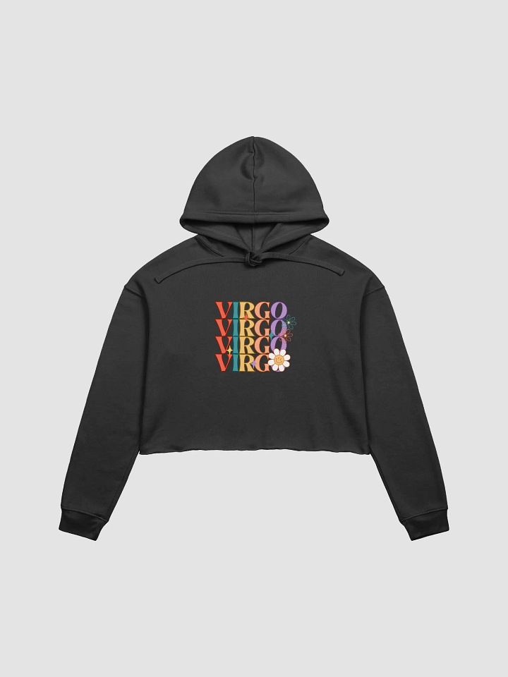 Virgo Groovy Cropped Hoodie product image (1)
