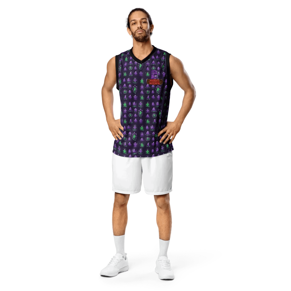 Haunted Heathen 666 Basketball Jersey product image (3)