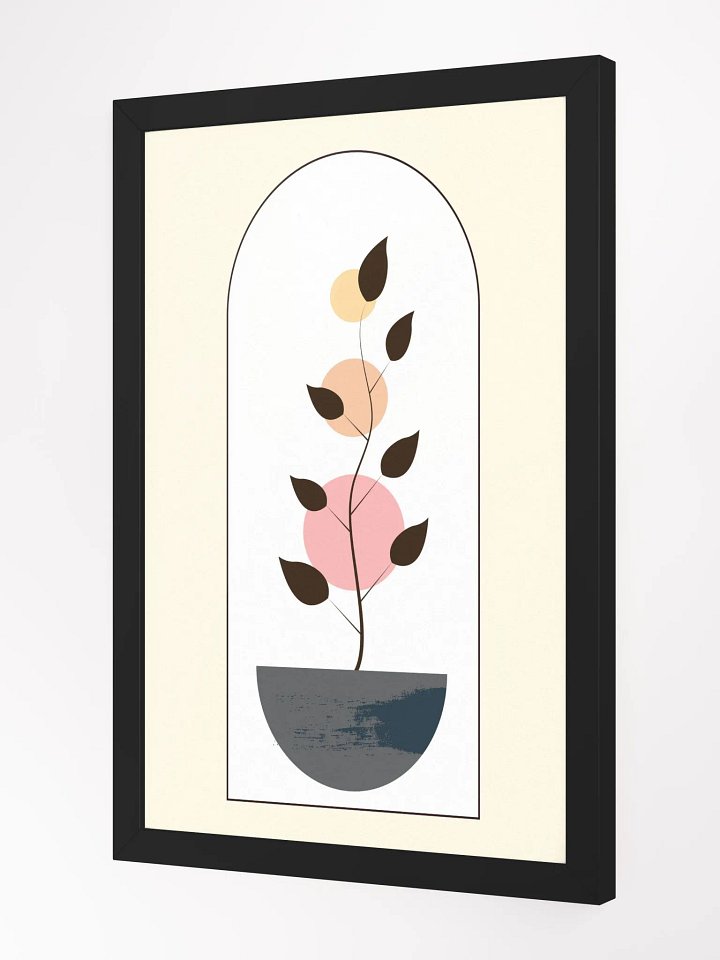 Geometric Plant Minimalist Poster product image (7)