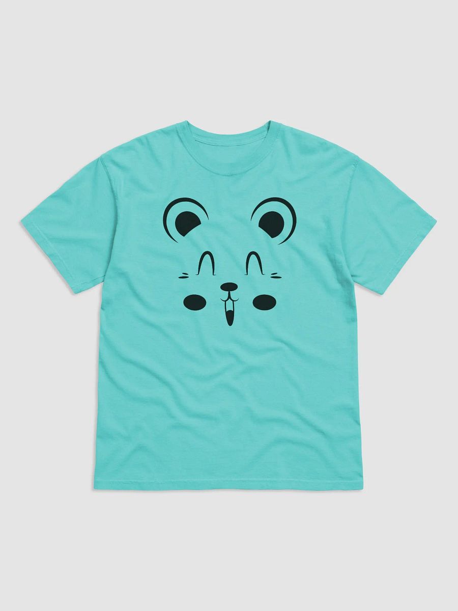 Teddy Bear Face Design Garment-Dyed Heavyweight T-Shirt product image (2)