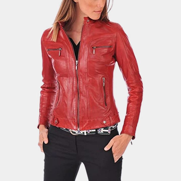RESIDENT EVIL - Clair's Red Leather Jacket [LADIES] product image (1)