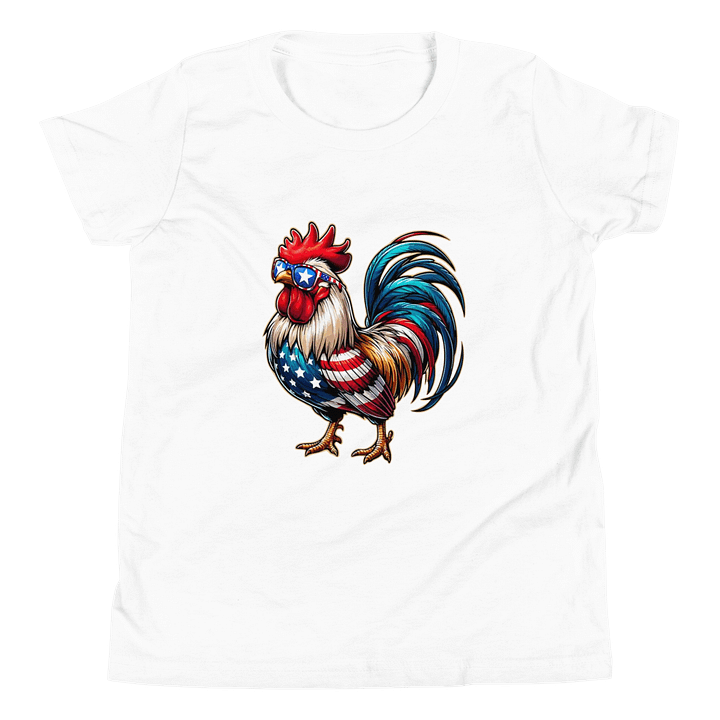 Patriotic Rooster Youth T-Shirt product image (1)