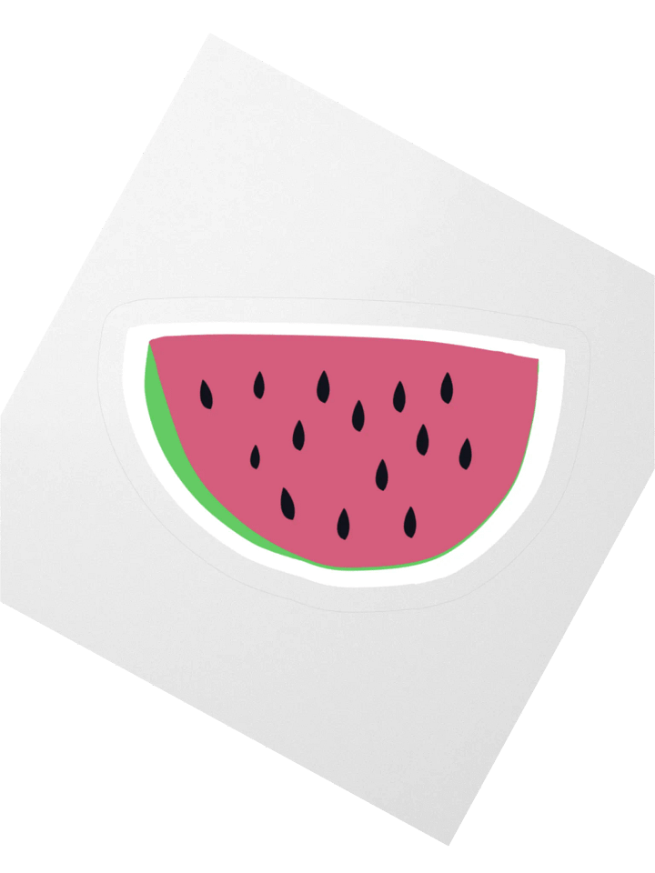 Juicy Watermelon Slice Sticker product image (5)
