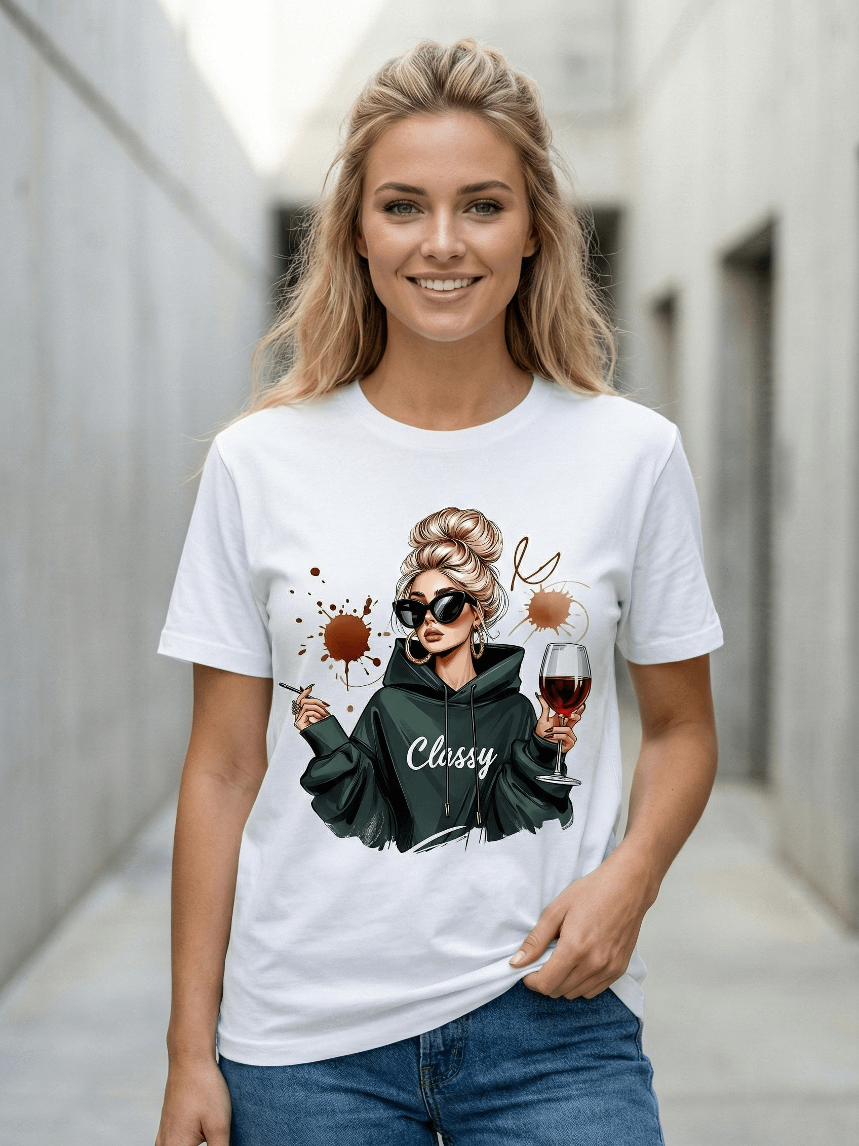 Classy Girl TShirt Delight Organic T-Shirt product image (4)