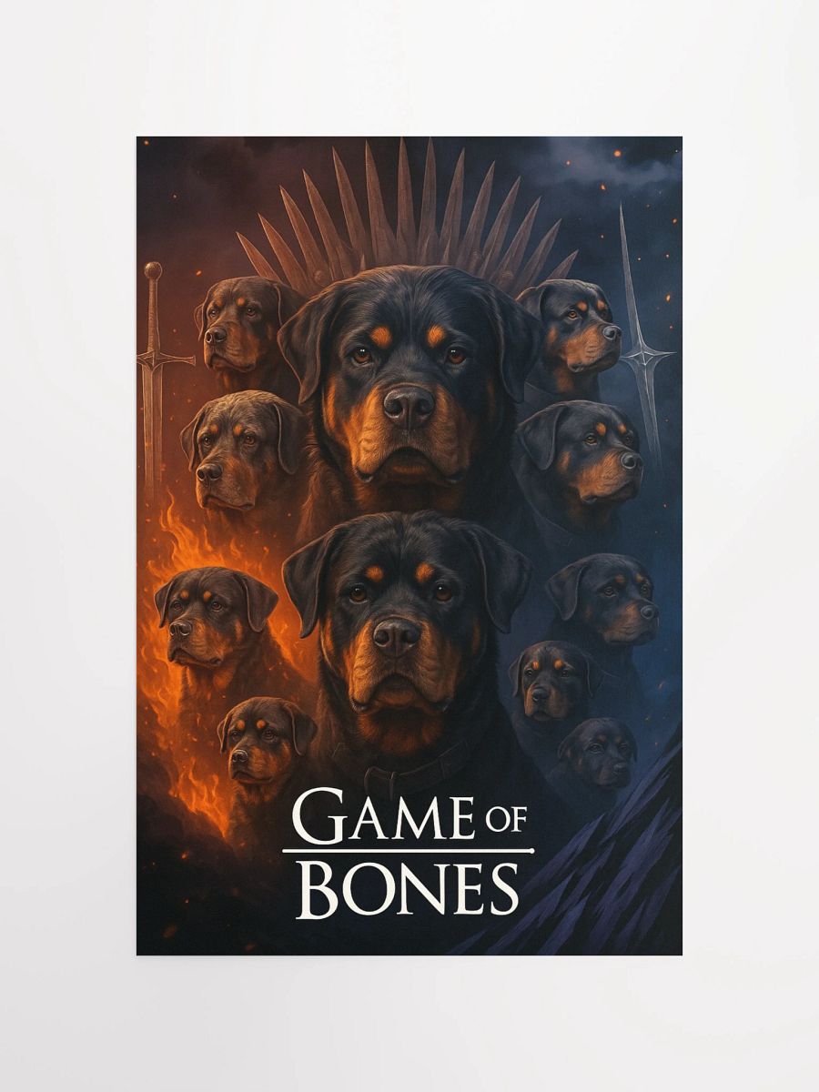 Rottweiler - Game of Bones Poster product image (12)