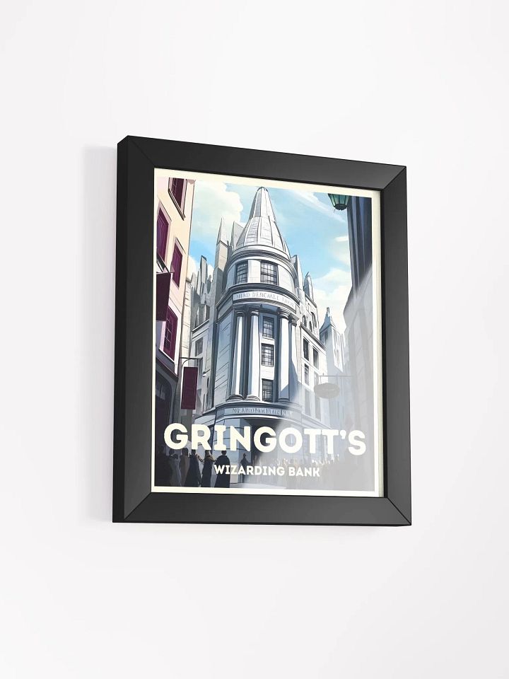 Gringotts Wizarding Bank Vintage Travel Poster product image (2)