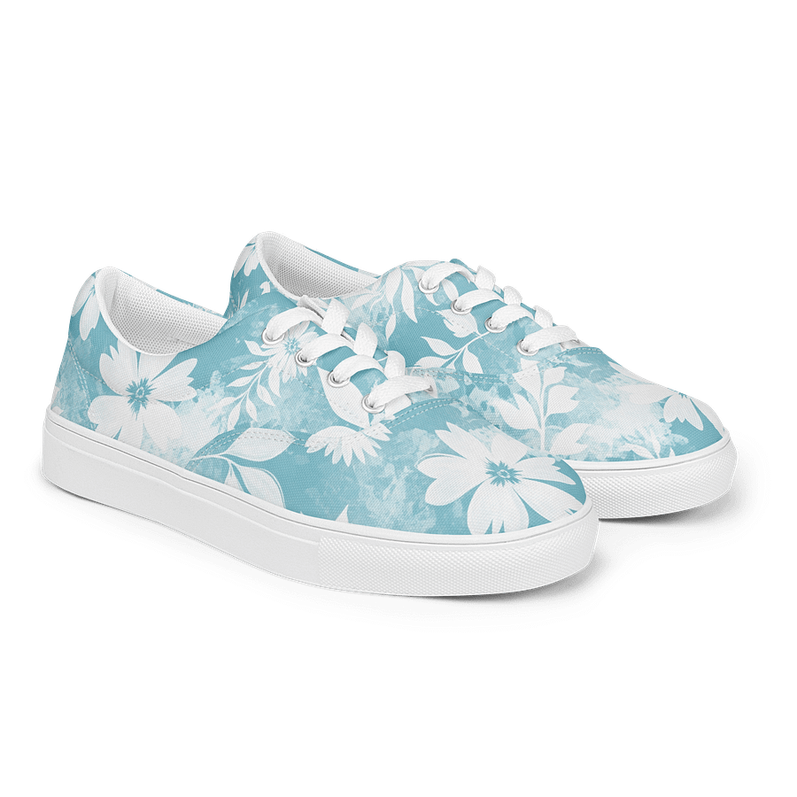 Floral Elegance Lace-Up Shoes product image (3)