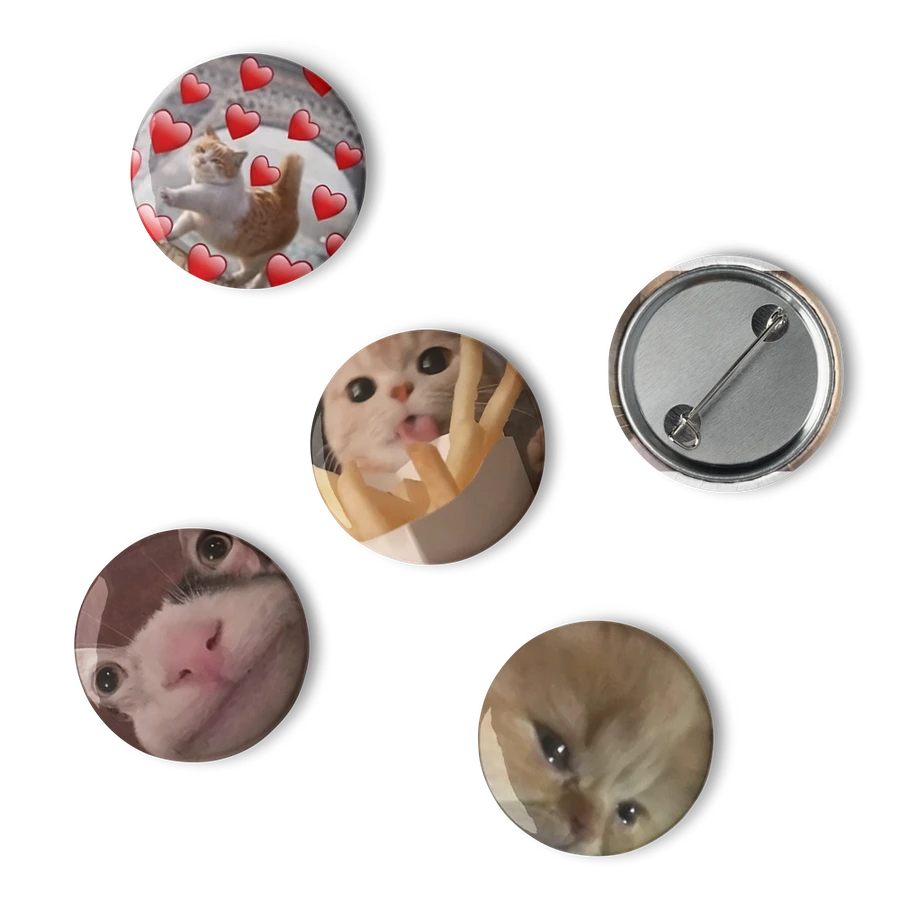 Set of Pin Buttons: Meme Cats 25 product image (6)