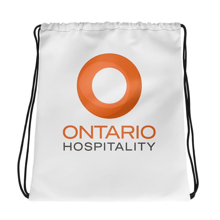 Ontario Hospitality All-Over Drawstring Bag product image (1)