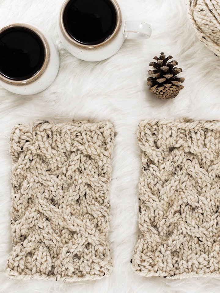 Modern Cable Boot Cuff Pattern - Endurance product image (1)