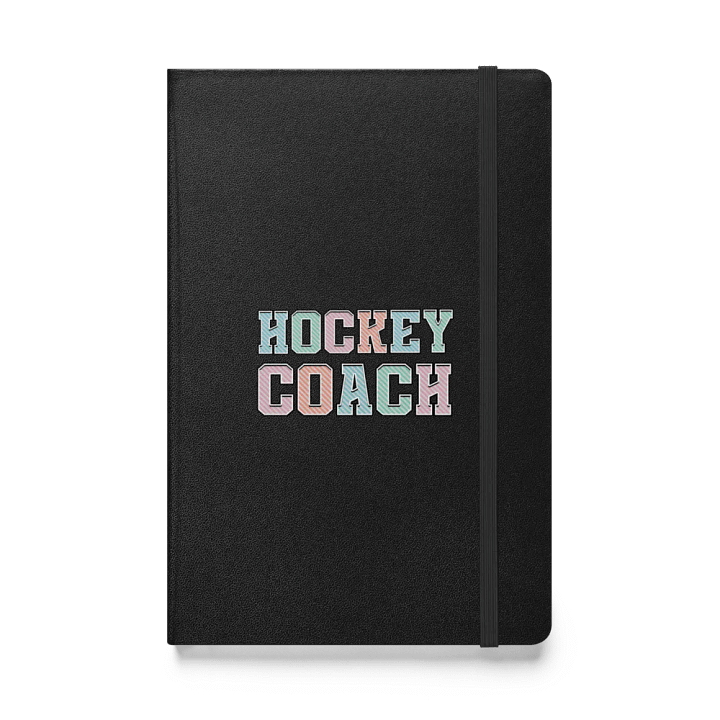 Hockey Coach Colorful Hardcover Notebook product image (1)