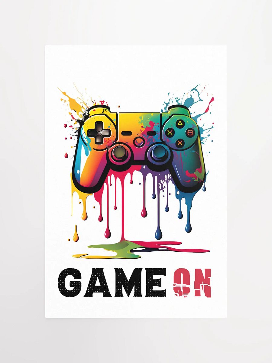 Game On: Xbox Controller – Gaming Splattered Poster Paint product image (12)