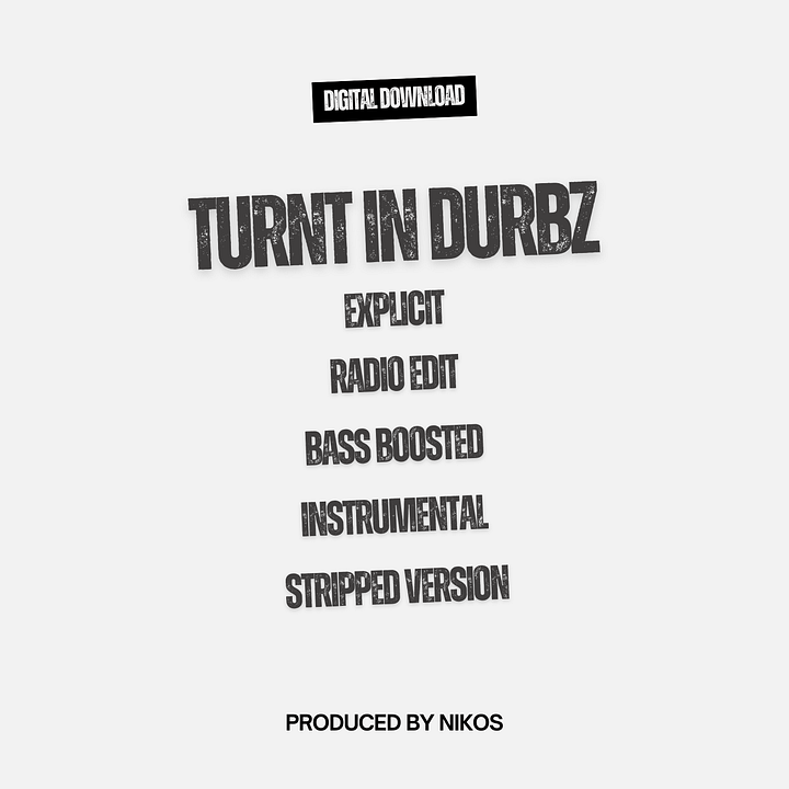 Turnt in Durbz - Digital product image (2)