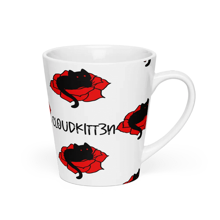 Kitten Rose Latte Mug product image (2)