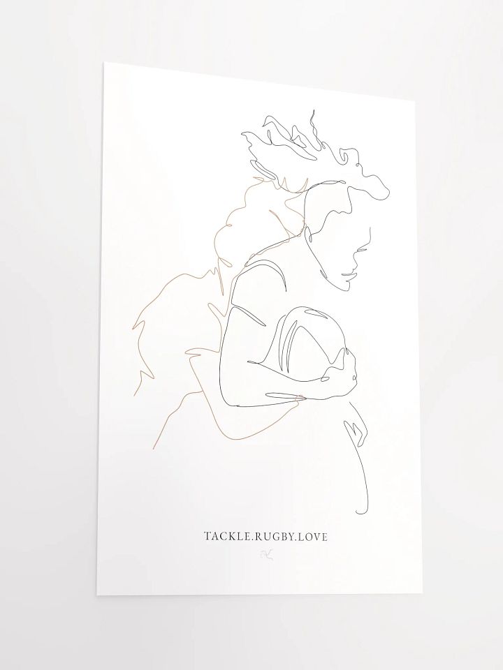 Women Rugby Tackling Poster product image (5)
