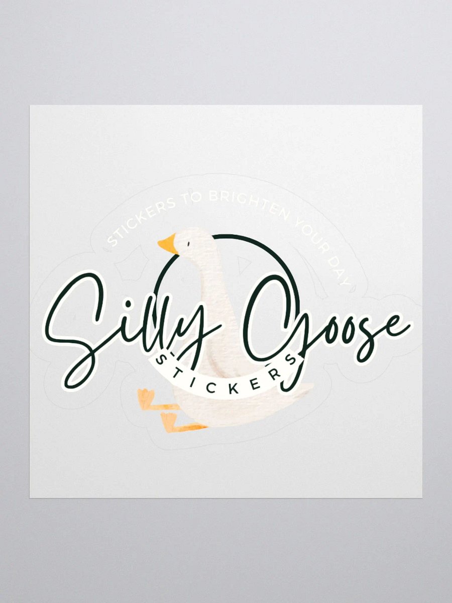 Silly Goose Stickers Logo Sticker product image (1)
