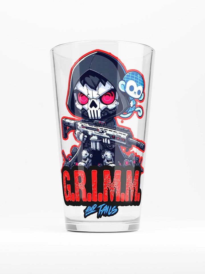 G.R.I.M.M. and Tails Shaker Pint Glass product image (1)