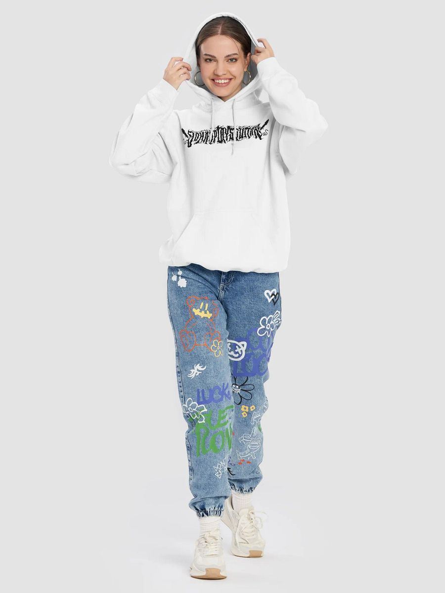 Black Death Metal Logo Hoodie (Unisex) product image (80)