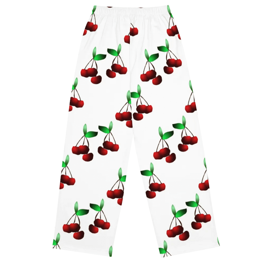 Cherries Pattern Wideleg Pants product image (1)