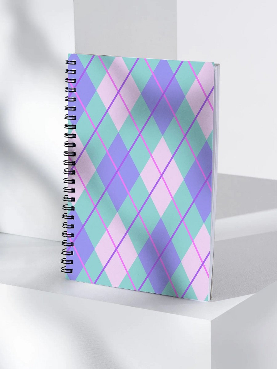 Argyle Chic Spiral Notebook product image (4)