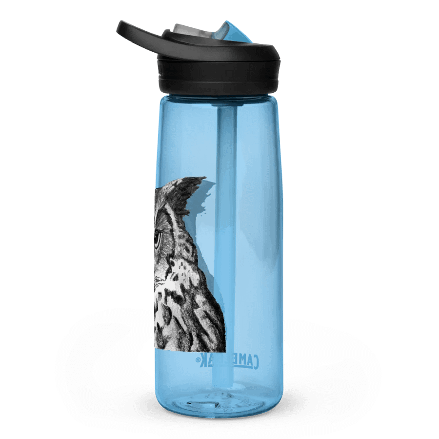Owl Drawing Water Bottle Straw product image (61)