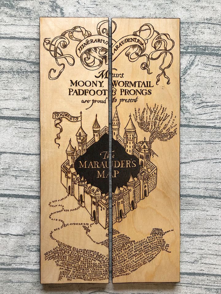 Marauder's Map - Full Size 10 Panel Wall Hanging product image (1)