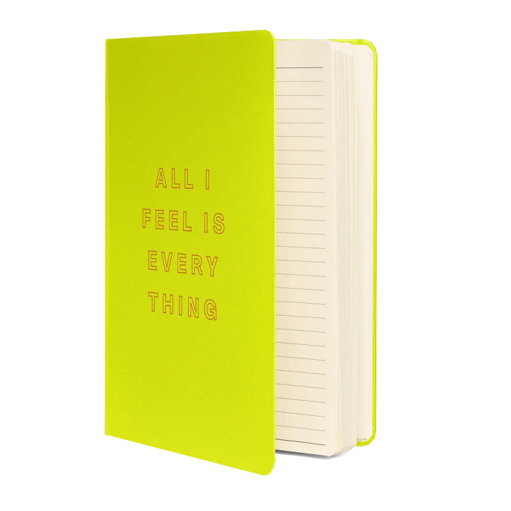 All I Feel Notebook (Hardcover) product image (2)