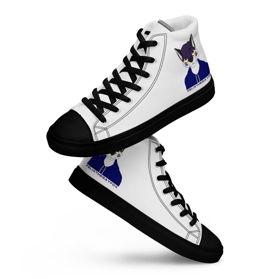 FelixTheGayFox - Men's High Top Canvas Shoes product image (11)