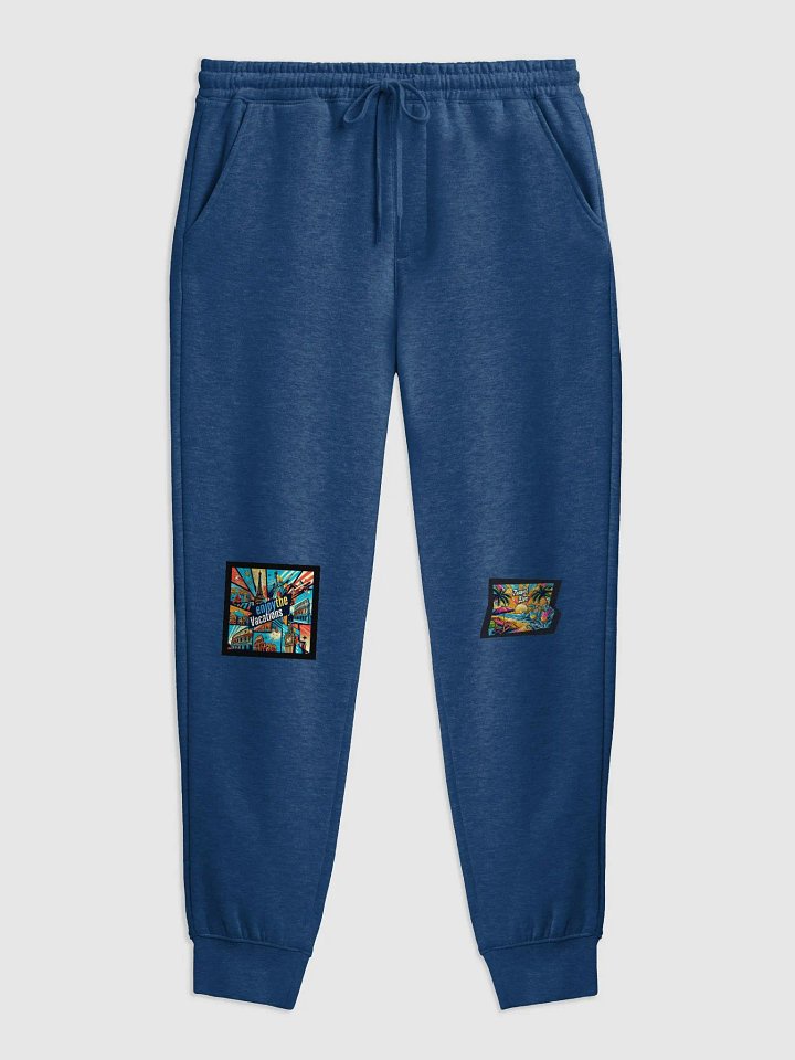Independent Trading Co. Midweight Fleece Joggers| AI Design city mandala motif product image (2)