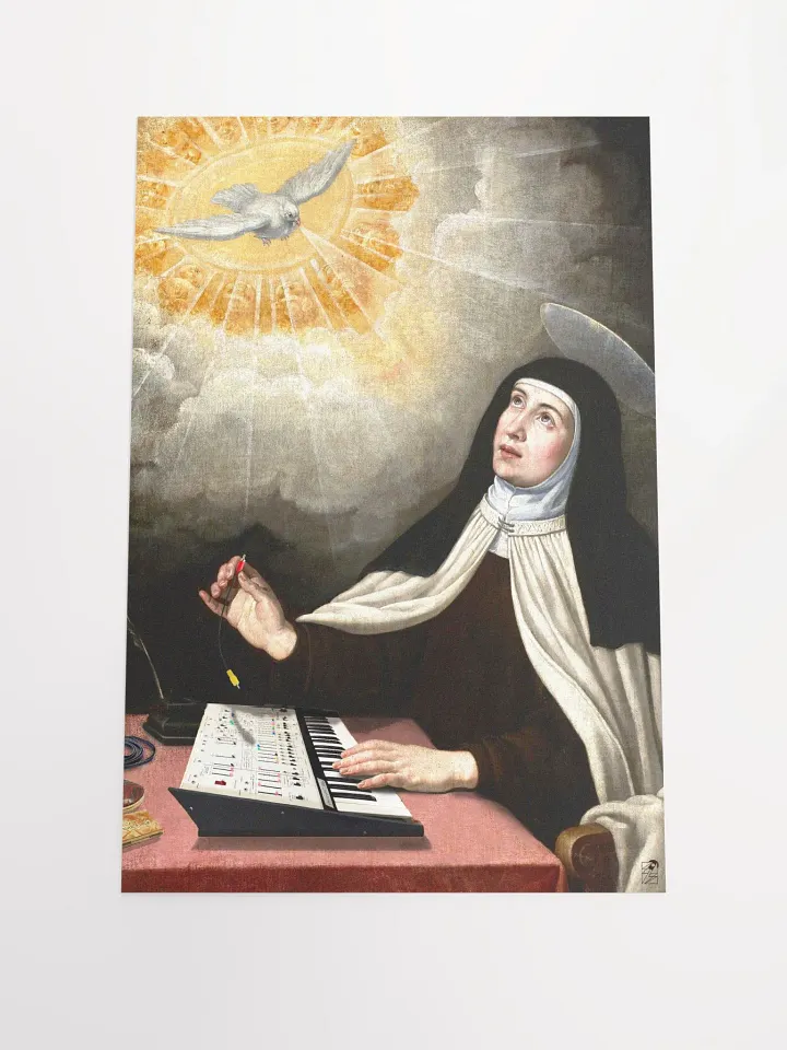 Santa Teresa de Odyssey (ARP Odyssey) by Frank Fonik, Techno EDM Matte Paper Poster product image (1)