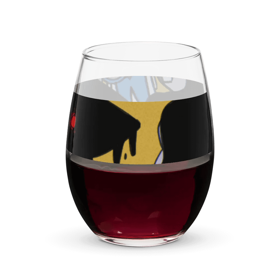 Distortion World 2 Stemless Wine Glass product image (7)