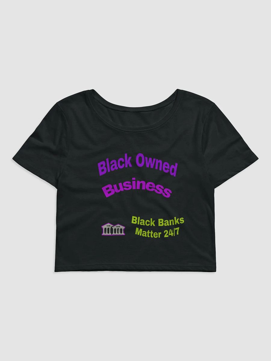 Black Banks Matter Crop Tee product image (1)