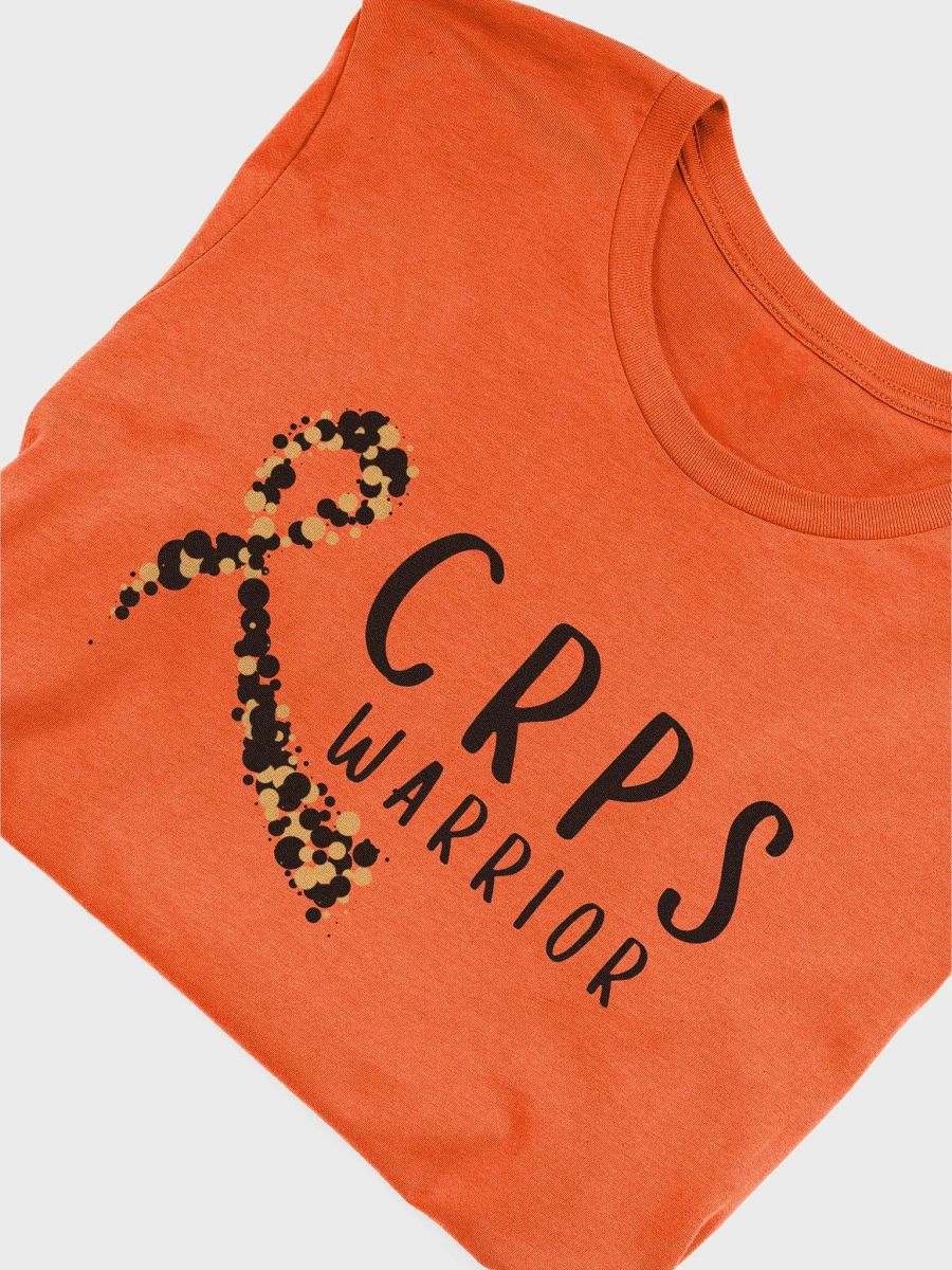 LIMITED EDITION- CRPS Warrior Bubble Ribbon Do Not Touch LEFT Arm 'Supersoft' Orange T-Shirt product image (5)