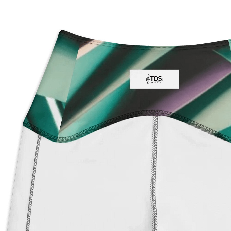 Abstract Geometric Women's Crossover Leggings in Vibrant Colors (2XS-6XL) product image (7)