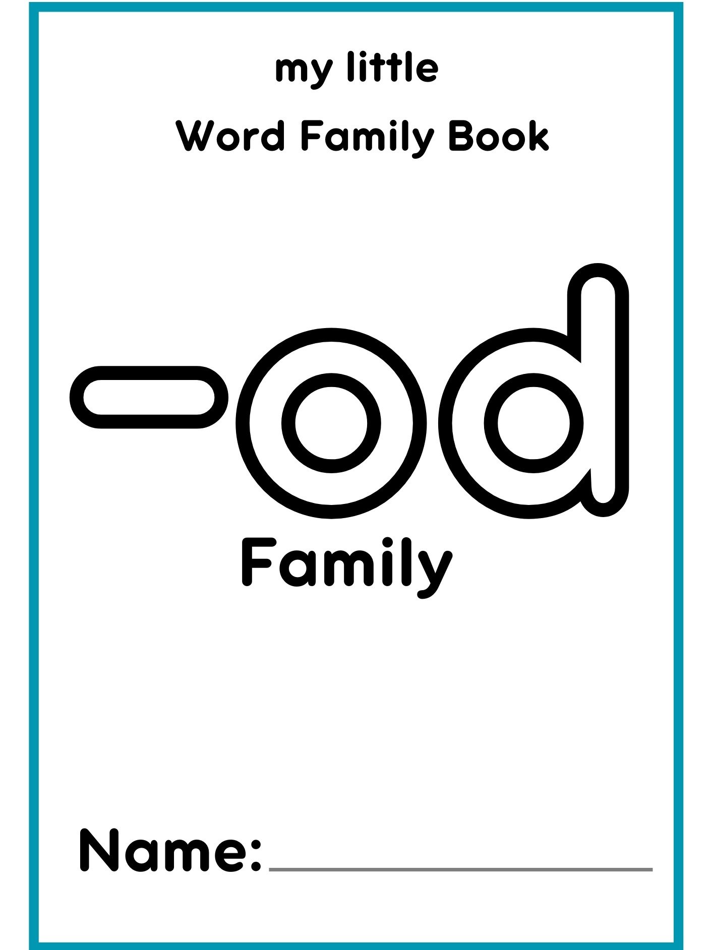 CVC Words Word Family Books product image (7)
