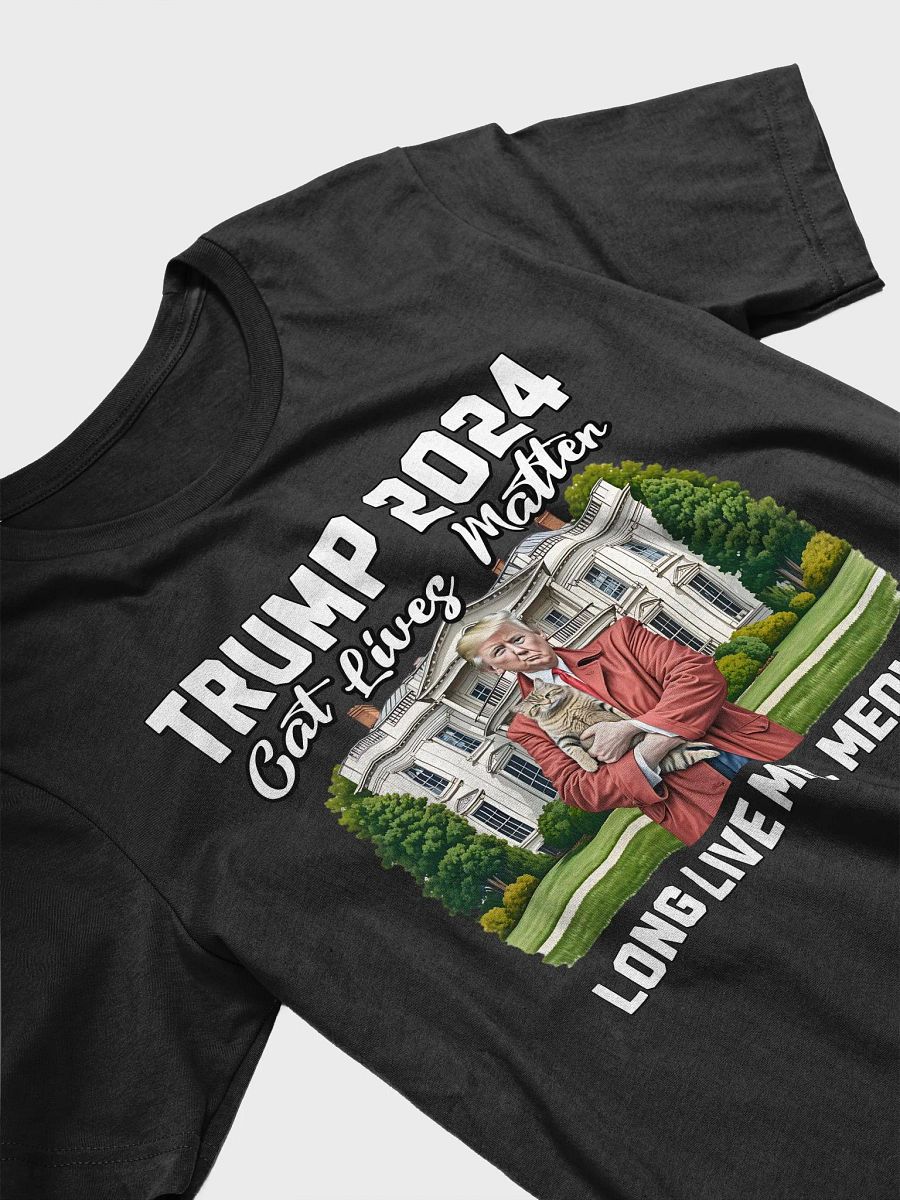 TRUMP 2024 CAT LIVES MATTER FUNNY PATRIOTIC AMERICAN UNISEX T-SHIRT product image (9)