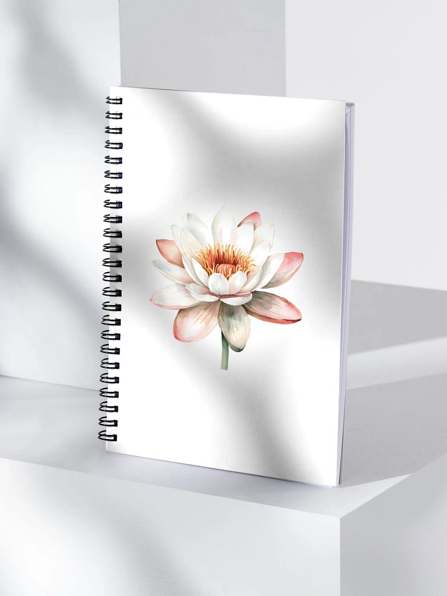 Water Lily Spiral Notebook product image (4)