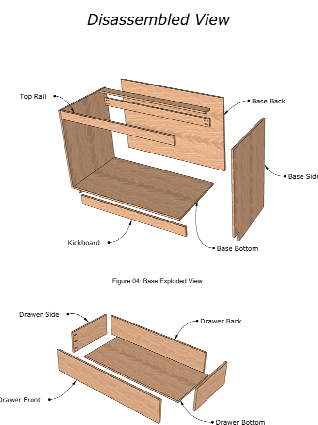🔥 Workshop Base Cabinet (3-Drawer) — Premium Plans for Serious Storage product image (5)