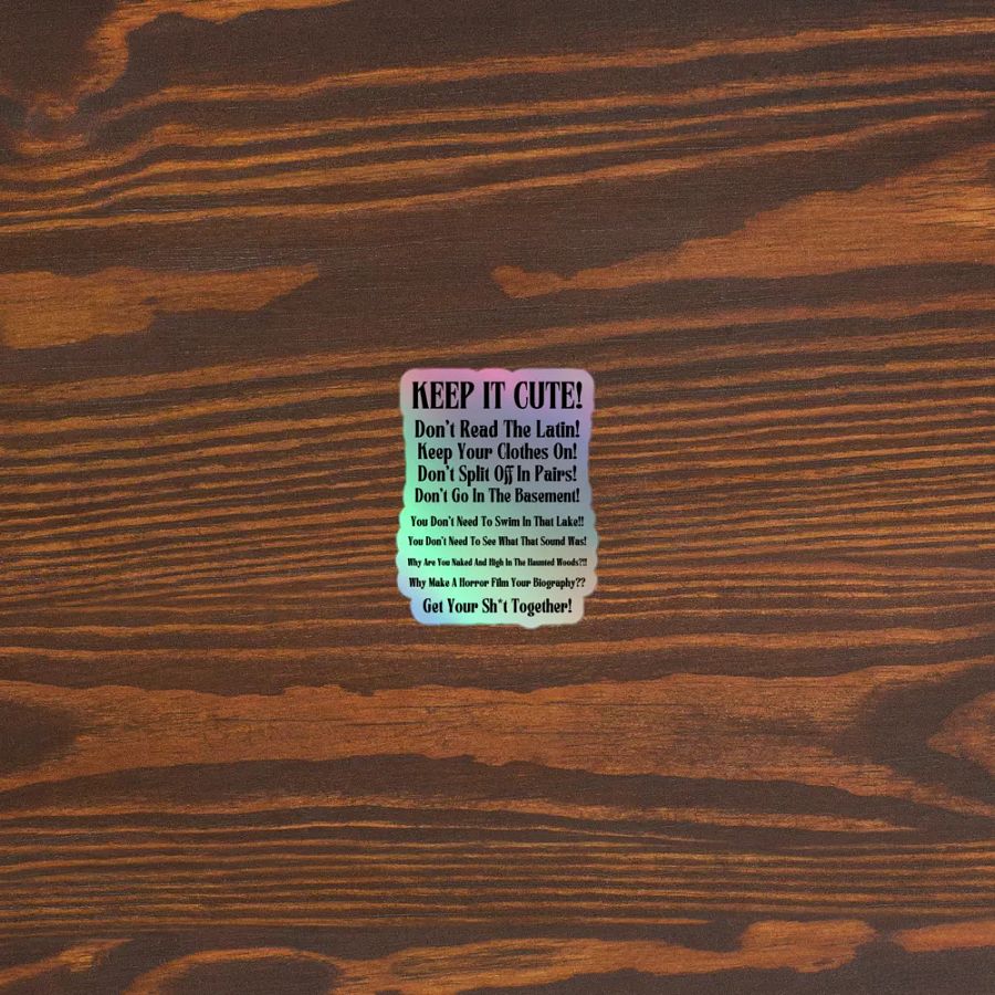 Don't Read The Latin Sticker product image (3)