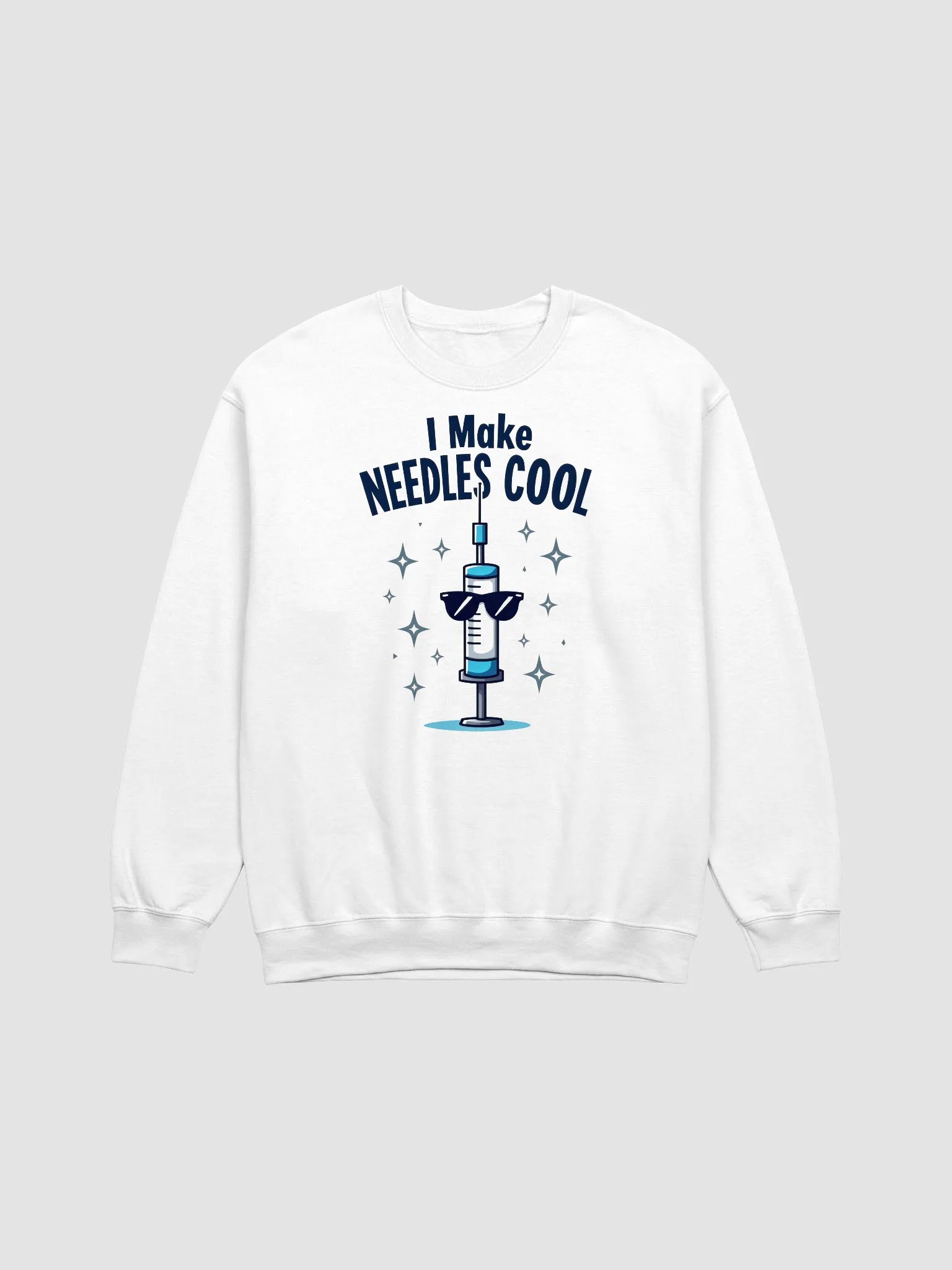 Cool Needle Syringe Crewneck Sweatshirt product image (5)