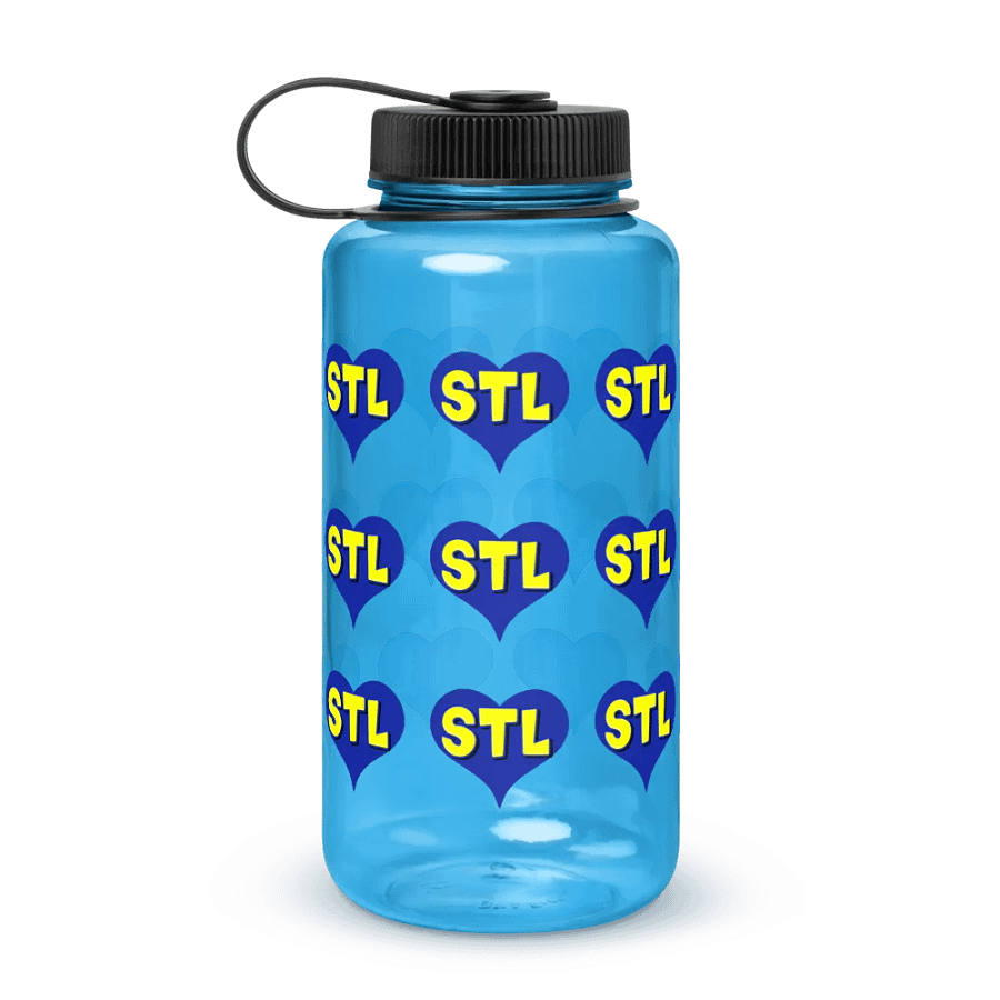 STL Heart Wide Mouth Water Bottle product image (1)