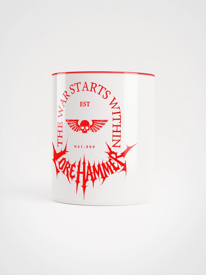 WAR WITHIN CERAMIC MUG - WHITE/RED product image (1)
