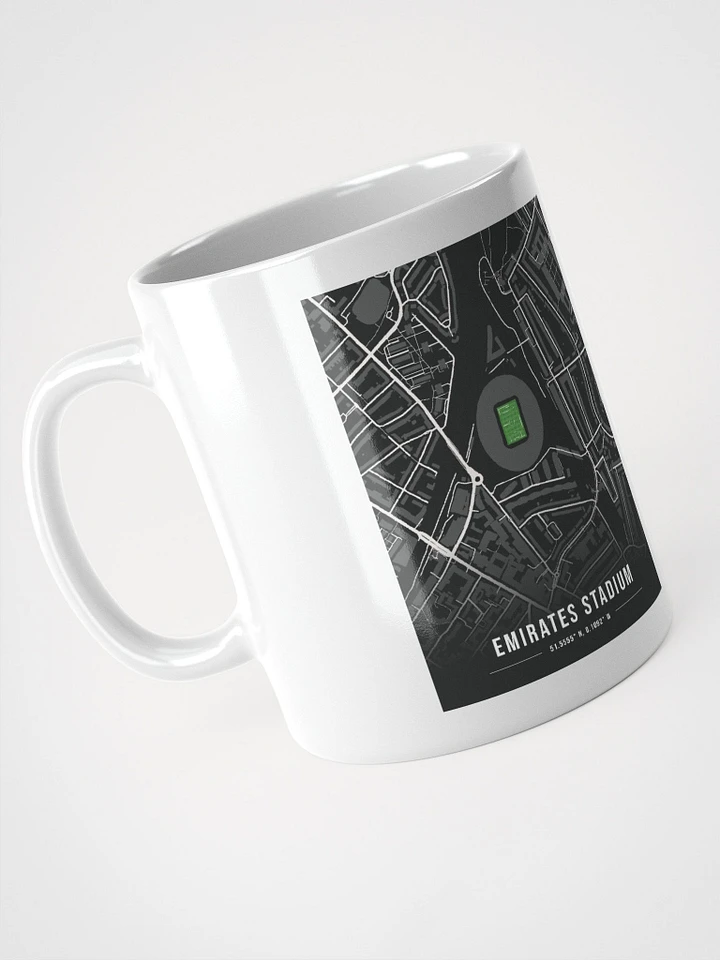 Arsenal Stadium Black Map Design Mug product image (1)