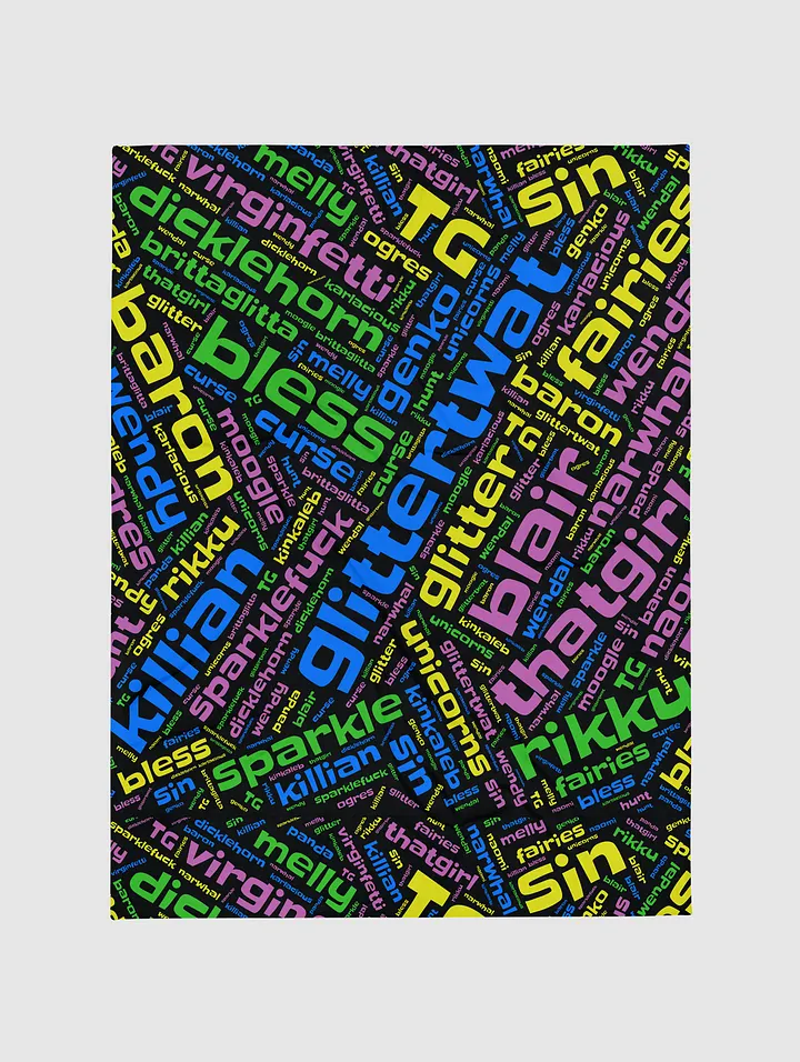 Glitterary Throw Blanket product image (1)