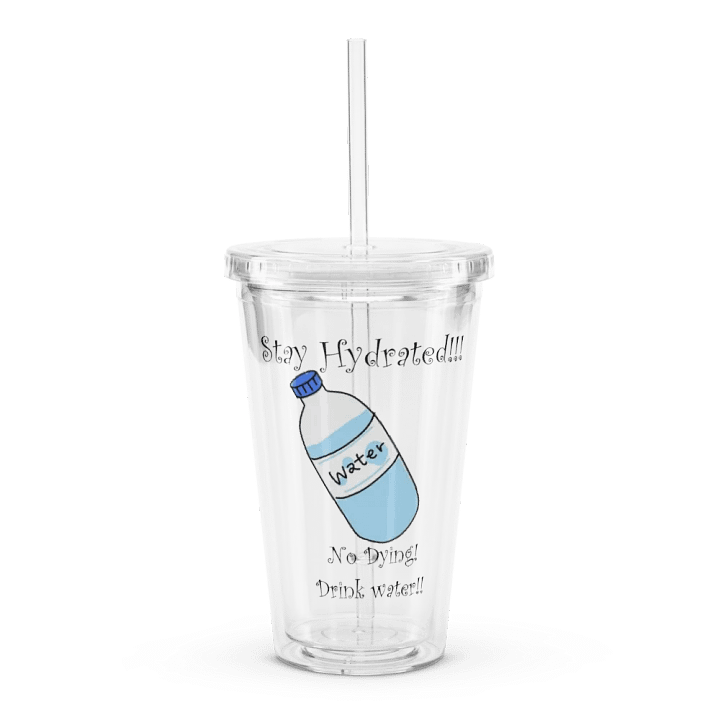 Hydrate! Clear Straw Cup product image (1)