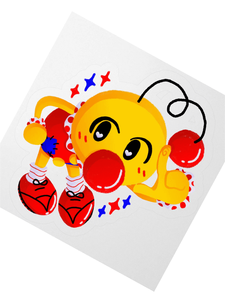Boyoyoing Point Sparkles Shaded Sticker product image (2)