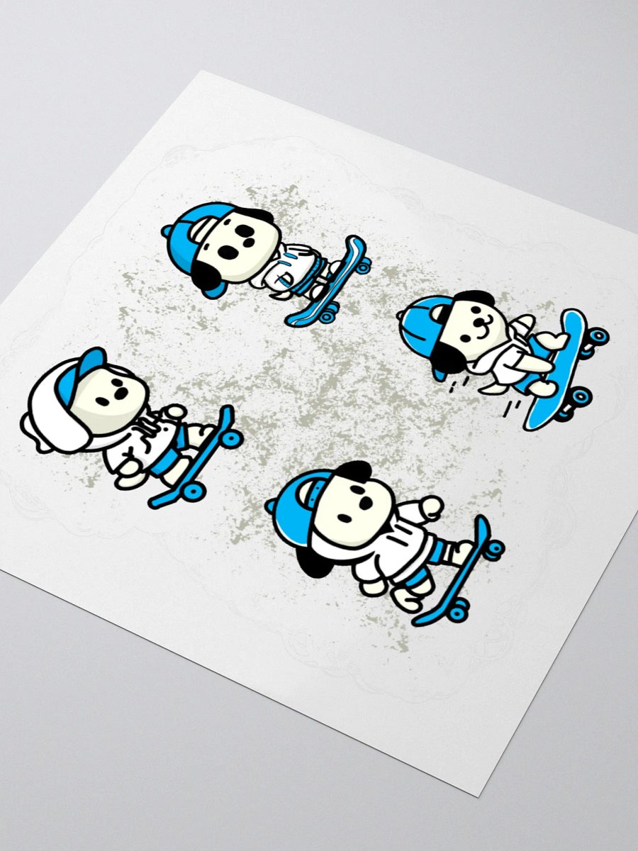 Skater Pup Crew Sticker Set product image (8)