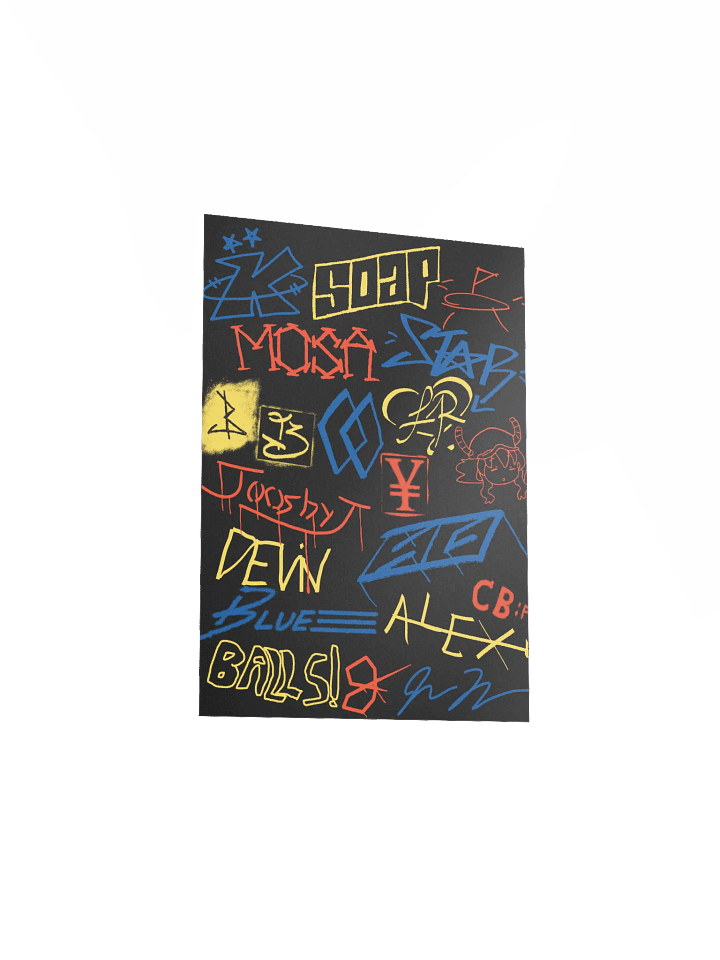UBL Graffiti Tag Poster product image (2)