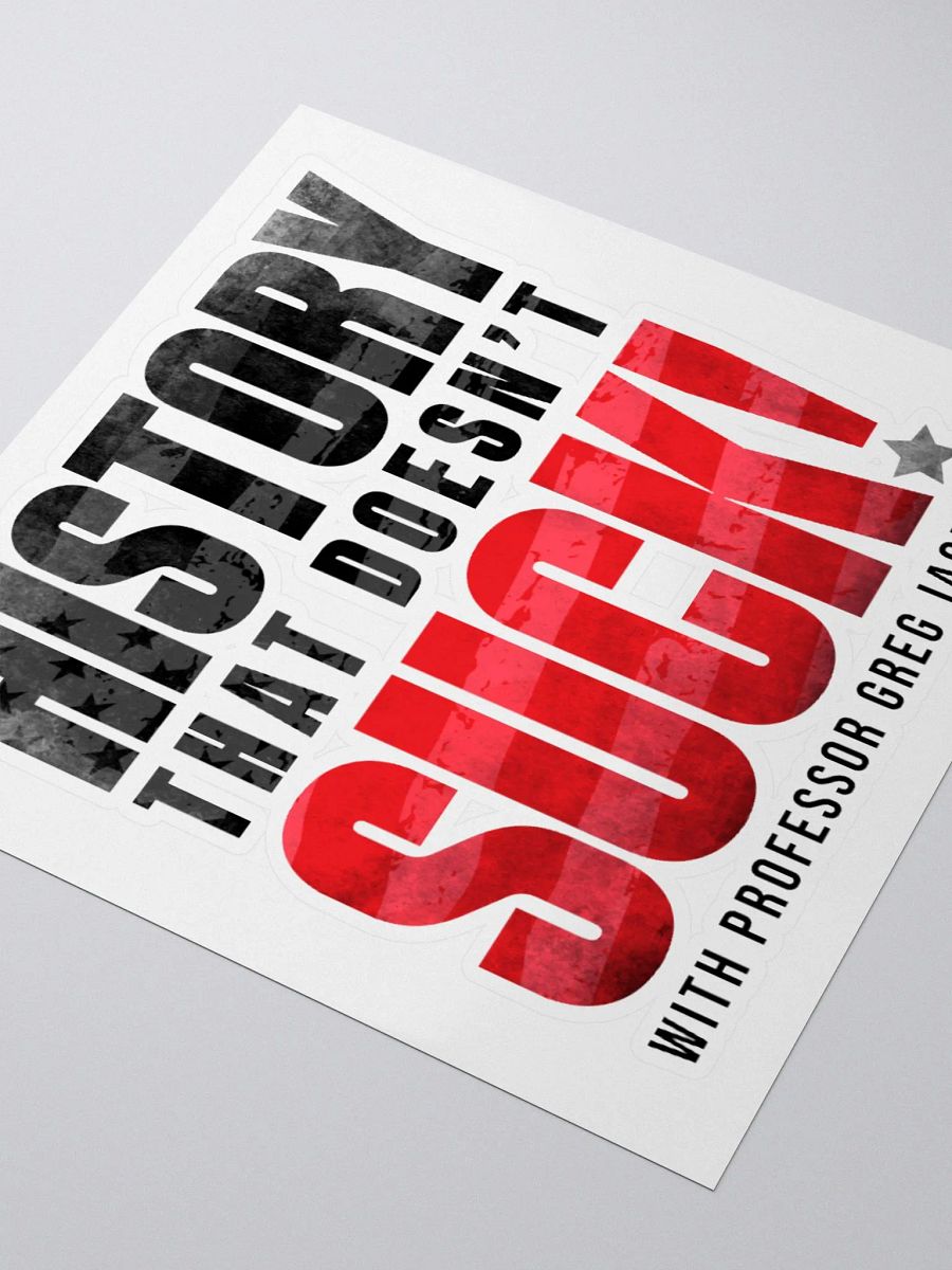 HTDS Logo Sticker - White product image (7)